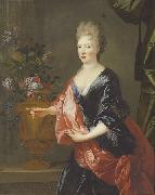 Nicolas de Largilliere Portrait of a lady painting